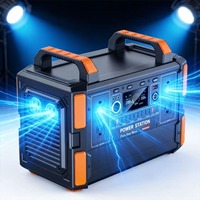 Estación de Energía Portátil de 1200W, Batería LiFePO4 de 315000mAh, Generador Solar MPPT de 350W, Carga Rápida, Onda Sinusoidal Pura, Protección IP65