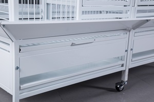 GC36432ED - Très populaire sur le marché américain, couleur veine noire et veine blanche pour <span class=keywords><strong>cage</strong></span> à perroquet grande/très grande/immense - Product Image 6