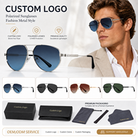 Nouvelles lunettes de soleil unisexes en métal, monture carrée, lunettes de vue, monture de marque de luxe, lunettes de soleil de créateur