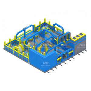 Outdoor Playground Inflatable Amusement Park Fun Theme City Inflatable Theme Park Inflatable <b>Trampoline</b> Park Outdoor Playground - Product Image 5