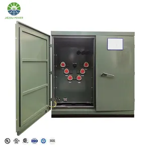 O tipo do suporte cobre que enrolamento 13200V a 400/230V 225 kva trifásico almofada montou o transformador