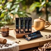 Sachet d'emballage biodégradable personnalisé pour poudre de café instantané et de thé au lait