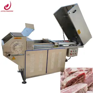 JUYOU 상업용 냉동 돼지 고기 분쇄기 냉동 고기 블록 컷 플레이커 냉동 쇠고기 고기 플레이커