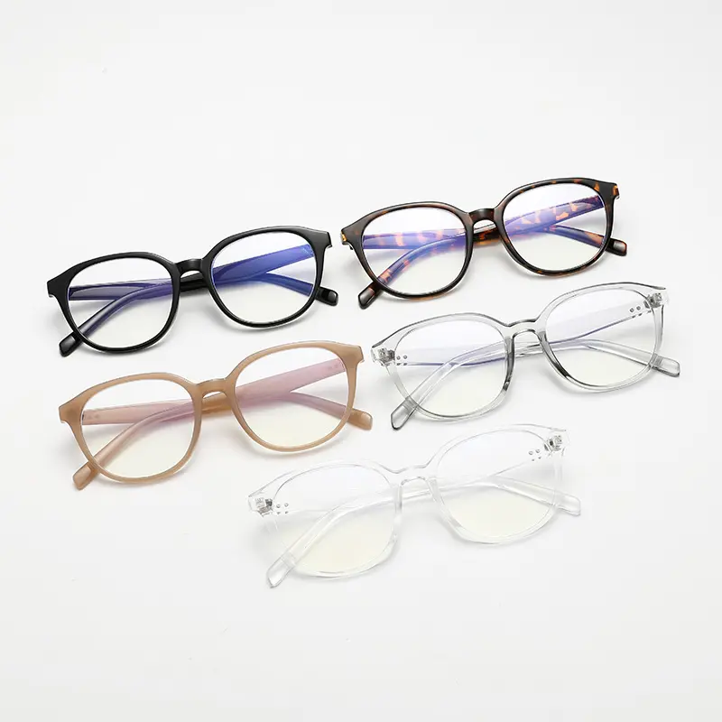 Marche 2024 moderni semplici Designer di moda Custom Anti luce blu cerniera cornice quadrata occhiali da donna montatura per occhiali