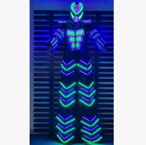 <span class=keywords><strong>Costume</strong></span> de robot sur échasses à LED changeant de couleur, <span class=keywords><strong>costume</strong></span> de marcheur sur échasses lumineux pour événements et spectacles de carnaval - Product Image 4