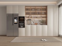 Meuble à vin moderne de style européen en métal avec refroidisseur et présentoir pour la maison, le salon et la cuisine