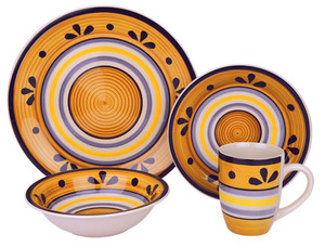 16 cái Mỹ phong cách Đồ ăn vajillas de sứ gốm sành sứ tấm Set sang trọng xương Trung Quốc đặt bữa ăn tối - Product Image 2