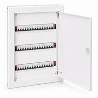 Boîtier de distribution électrique B&J 3R20Way personnalisable, montage en surface sur rail DIN, étanche IP41, pour disjoncteurs MCB et interrupteurs principaux