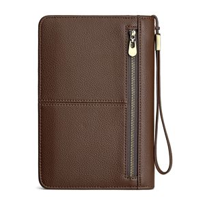 صندوق مجوهرات جديد متعدد الوظائف بنمط مربعات من الجلد الطبيعي للرجال، غطاء واقي للمعصم بتصميم عتيق، علبة مريحة من 5 قطع - Product Image 5