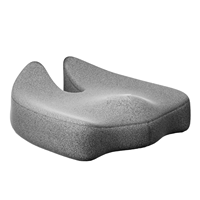 Coussin de bureau orthopédique extra large en mousse à mémoire de forme pour soulager la sciatique et le coccyx - Confort tout au long de la journée - Ergonomique