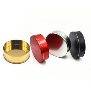 Scatola Rotonda in Metallo da 6,61 Pollici con Logo Personalizzato per Confezionamento di Torte, Biscotti e Dolci, Barattolo in Latta Dorata per Regali - Product Image 6