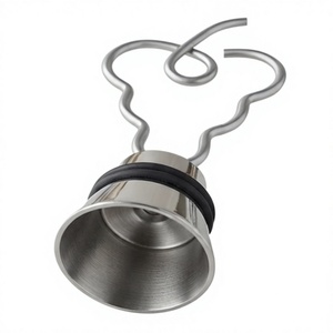 Bouchon de bouteille en métal argenté, forme personnalisée, bouchon décoratif pour bouteille de vin, bière, bar - Product Image 4