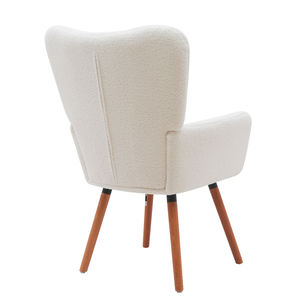 Sillón tapizado para sala de estar Patas de madera Accent Lounge <span class=keywords><strong>Chair</strong></span> <span class=keywords><strong>Wing</strong></span> Back Accent <span class=keywords><strong>Chair</strong></span> - Product Image 5
