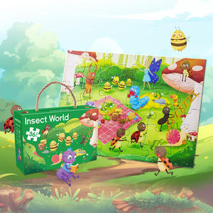 Rompecabezas de 36 Piezas de Cartulina Gris, Juego Educativo Personalizable, Juguete para Niños, Juego de Aprendizaje, Rompecabezas, Caja de Regalo Premium - Product Image 2