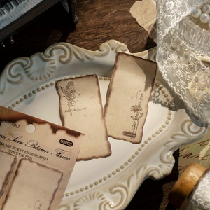 Blocchetti Adesivi Vintage Retrò con Motivi Floreali e Farfalle, Memo Autoadesivi per Scuola, Ufficio e Planner - Product Image 5