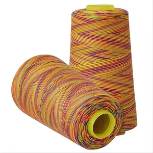 3000 Yards Rainbow Sewing Thread 402 Threads For Sewing Rainbow Multi Color Sewing Thread