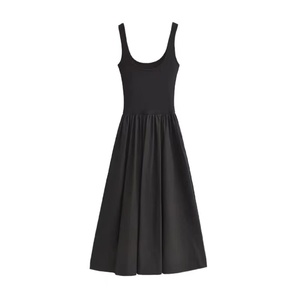 Bonito vestido de mujer verano playa Casual elegante transpirable Vestidos largos Mujer elegante vestidos lisos para mujer - Product Image 2