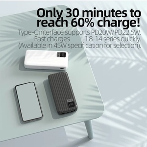 Banco de Energía de 5V3A y 30000 mAh con PD22.5w, Batería Portátil de 10000 mAh, Cargador Portátil Personalizado de 20000 mAh para Teléfono - Product Image 3