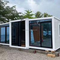 Maisons modulaires préfabriquées en structure acier moderne, résistantes aux tremblements de terre, prêtes à l'emploi pour les centres commerciaux et les parcs