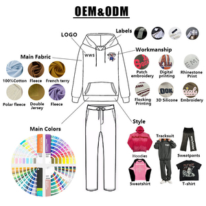 Sudadera con capucha de forro polar grueso para hombre, estilo oversize, con media cremallera, tipo teddy, cálida para invierno, estilo urbano, gris - Product Image 6
