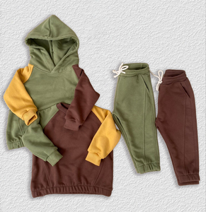 הסיטונאי מותאם אישית סתיו וחורף איכות גבוהה כותנה אורגנית טרי צרפתי בנים טלאים - Product Image 1