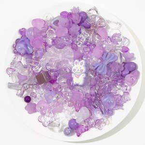 Cajas Sorpresa de Cuentas Acrílicas, Cuentas de Plástico para Hacer Manualidades, Cuentas Sueltas para Hacer Aretes, Pulseras, Accesorios para Teléfonos Móviles - Product Image 3