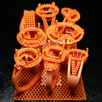 Cetakan Silikon 3d DLP Kualitas Permukaan Halus Resin Castable untuk Perhiasan