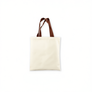 Borsa in tela multiuso Ilan 37x45cm colore marrone naturale design verticale - Product Image 1