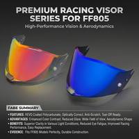 Nouvelle visière de remplacement pour casque de moto LS2 FF805, en polycarbonate, protection UV, anti-rayures, fermeture rapide, toutes saisons