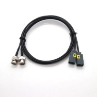 Adaptadores de la Serie FAKRA Personalizados de Fábrica OEM, Cables Coaxiales Ethernet Automotrices de Alta Velocidad Resistentes a Altas Temperaturas, BNC Puro