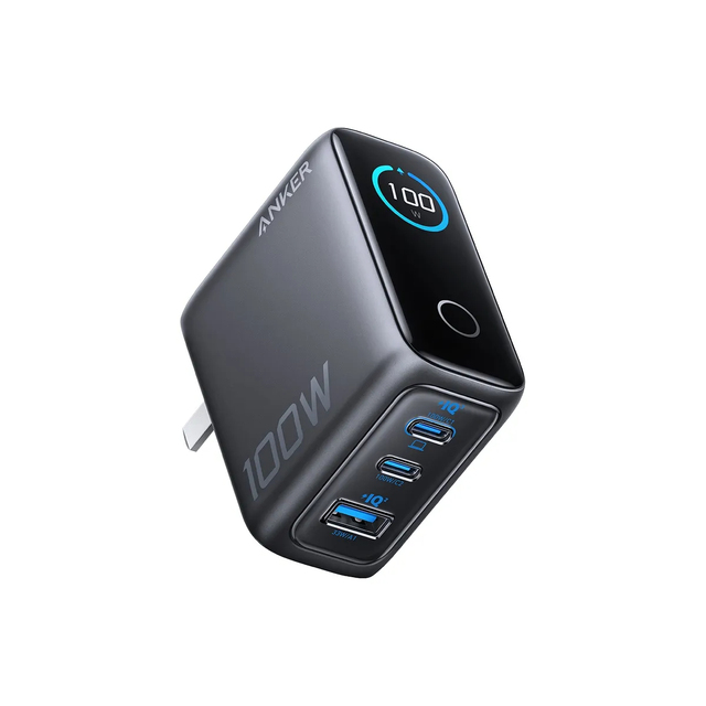 Original Anker Zolo 140W GaN Charger PD Fast Charge 3 Ports for IPhone 13 14 15 16 Pro Max Laptop Tablet With 1.5m Cable