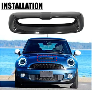 Grille d'aération de capot 51132756095 51132756096 51137148827 Peint noir, remplacement pour R55 R56 R57 R58 R59 <span class=keywords><strong>Cooper</strong></span> <span class=keywords><strong>S</strong></span>/JCW 07-13 - Product Image 5