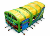 Parc d'attractions gonflable géant Commercial Animal World, parc d'attractions gonflable en PVC pour enfants pour la location en extérieur et les événements commerciaux