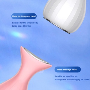 Mini appareil de beauté portable pour le refroidissement estival, massage facial, apaisant, anti-inflammatoire, mini compresse froide - Product Image 3