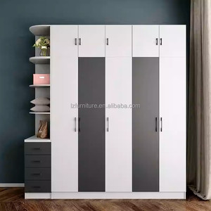 Customizable Affordable Apartment <b>Bedroom</b> Furniture Complete Sets With Wooden Bed Wardrobe TV Catinet Nightstands & <b>Desk</b> Set - Product Image 3