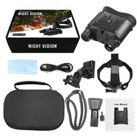 Gafas de Visión Nocturna NV8160 con Zoom Digital 8X, Binoculares Ópticos Infrarrojos 4K HD, Diseño para Montar en Casco con Batería de 3000mAh