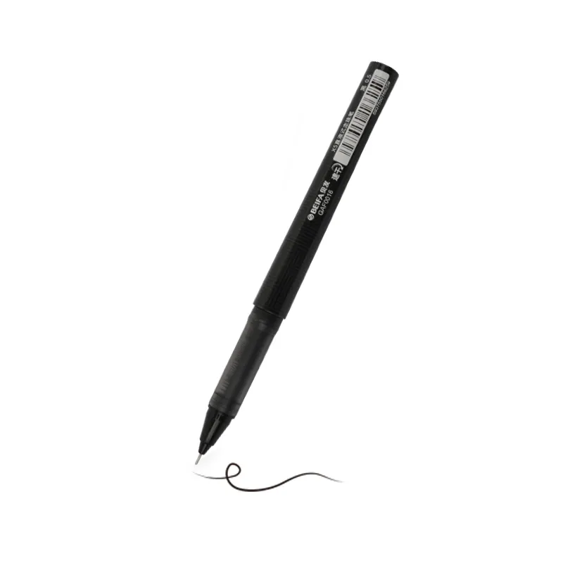 Premium Zwarte Inkt Roller Ball Pennen Met Gratis Vloeiende Vloeibare Inkt