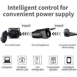 <span class=keywords><strong>Adaptateur</strong></span> Schuko Premium V2L Type 2 vers <span class=keywords><strong>prise</strong></span> EU, étanche IP67, pour kit de décharge d'énergie d'urgence pour <span class=keywords><strong>camping</strong></span> extérieur et véhicules électriques - Product Image 5