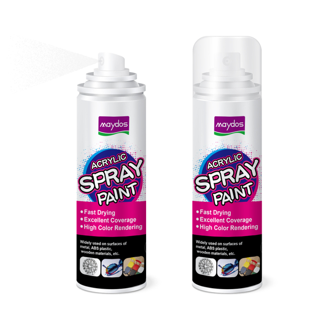 Maydos Manufacturer Chrome Effect Mirror Spray Paint Gold Silver for Metal Wooden Plastic Different Material