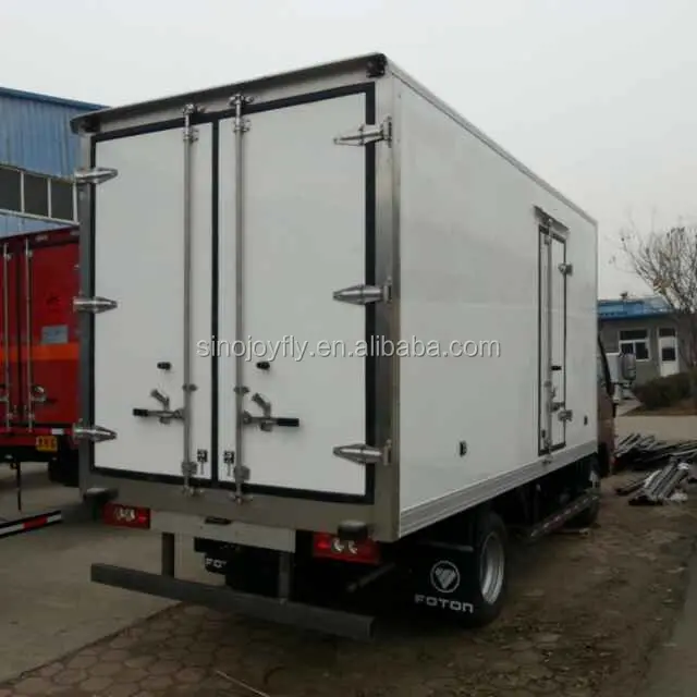 14 feet dry cargo truck body van box on sale