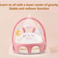 Chaise d'apprentissage pour bébé - Sans danger pour la colonne vertébrale - Siège de sécurité anti-chute - Petit canapé