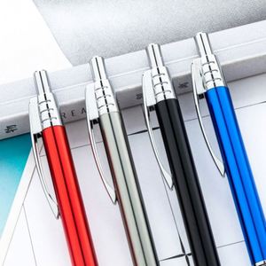1.0Mm Aluminum Retractable Custom Logo Hotel Corporate Advertising Gift Multi-Color Metal Ballpoint <b>Pen</b> - Product Image 2
