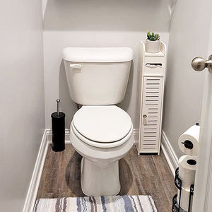 Salon armoire de rangement moderne trois couches durable étanche PVC porte-<span class=keywords><strong>papier</strong></span> hygiénique étroit Gap organisateur anti-poussière - Product Image 3