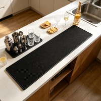 Tapis de bar en PVC souple personnalisable pour bars à bière et à boissons, avec logo unique, durable et résistant