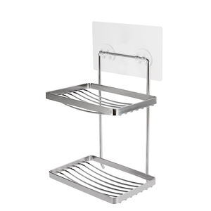 2025 di vendita calda riutilizzabile gancio adesivo doppio <span class=keywords><strong>portasapone</strong></span> <span class=keywords><strong>solido</strong></span> piatto di sapone - Product Image 4