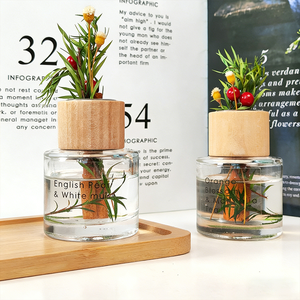 CREST Aroma – Nouvelle bouteille de parfum créative et moderne pour <span class=keywords><strong>voiture</strong></span>, fleurs séchées, parfum cannelle, désodorisant, ornements de richesse, Noël - Product Image 4