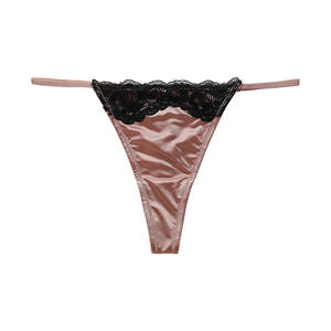 Tanga de Encaje sin Costuras de Talle Alto para Mujer 2025, Ropa Interior Sexy y Transpirable para Uso Diario, Invisible, Talla XL, Tinte Liso - Product Image 6