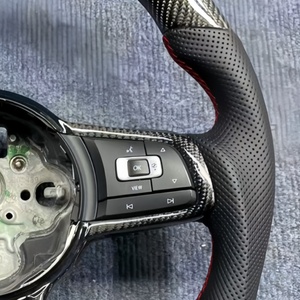 Accesorios para Automóviles al por Mayor, Volante de Fibra de Carbono para Volkswagen <span class=keywords><strong>Golf</strong></span> 6 7 MK7 GTI Polo Tiguan Touareg Passat CC - Product Image 4