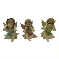 Miniatur peri terbang Mini lucu, dekorasi taman peri rumah boneka buatan Anime, miniatur sayap terbang