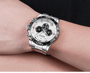 Nuevo reloj para hombre, elegante y sofisticado reloj de negocios multifuncional con correa de acero y movimiento de cuarzo - Product Image 5